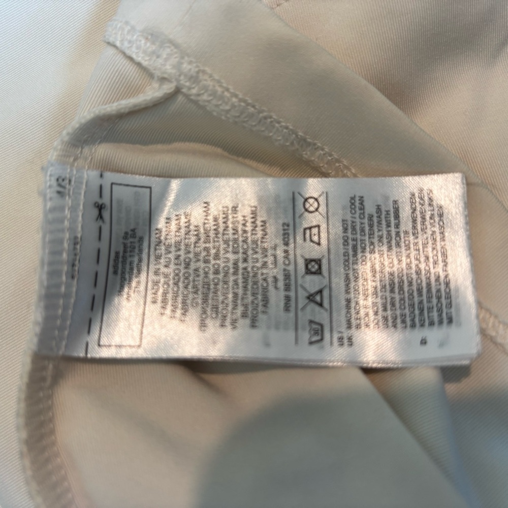 Adidas Off-White Camisole with Adjustable Spaghetti Straps - Picture 8 of 9